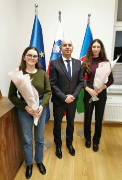 Sprejem pri županu-maturantke